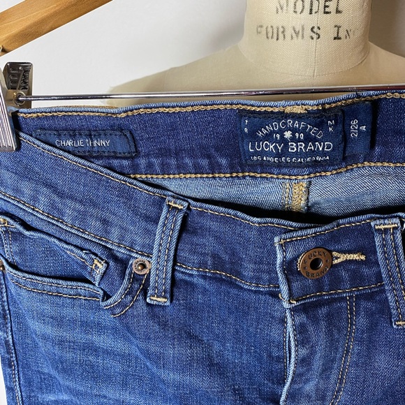 Lucky Brand Charlie Skinny Blue Jeans - Picture 2 of 6